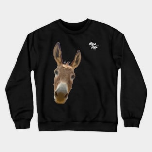 Donkey Face - Outline - Barn Shirt USA Crewneck Sweatshirt